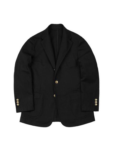 Cotton Washed Jacket (Black) - SORTIE - Modalova