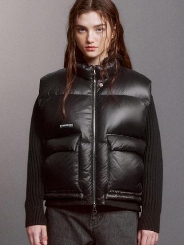 Soft Glossy Down Gilet (BLACK) - DTHIRTYONE - Modalova