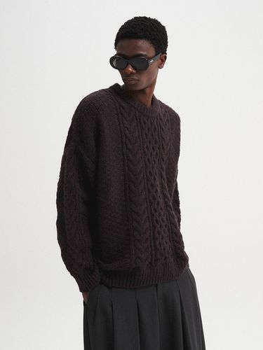 Twist Cable Knit Brown - DNSR - Modalova