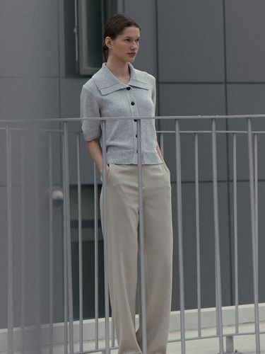 HIGH WAIST STRAIGHT PANTS - Carriere - Modalova