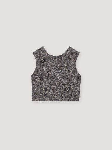 Square Neck Cropped Knitted Top - Verso - Modalova