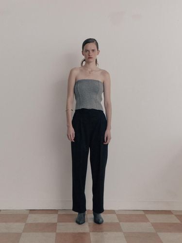 Wool Jersey Natural Cut Tube Top - Verso - Modalova