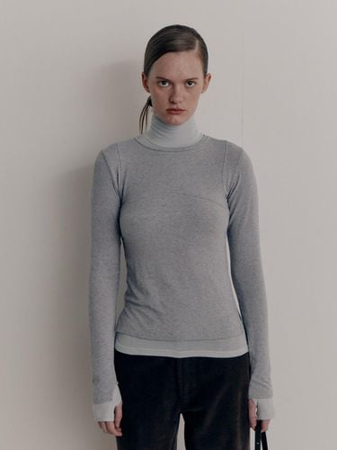 Tencel Wool Flowing Turtleneck Top - Verso - Modalova