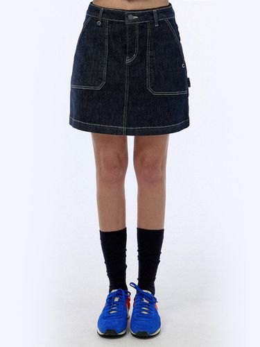 Denim Skirt (Dark Indigo) - CLOVE - Modalova