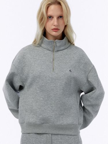 Basic Half - Zip Sweatshirt (Melange ) - CLOVE - Modalova