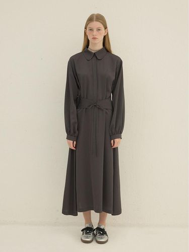 Long Shirt Dress_Charcoal - DEW E DEW E - Modalova