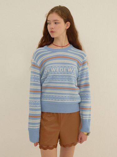 Stripe Knitwear_Blue - DEW E DEW E - Modalova