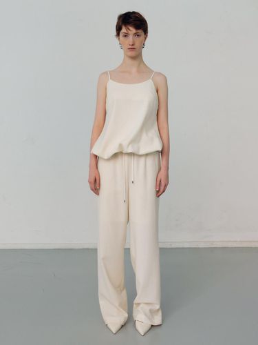 WOOL STRING BANDING PANTS - Carriere - Modalova