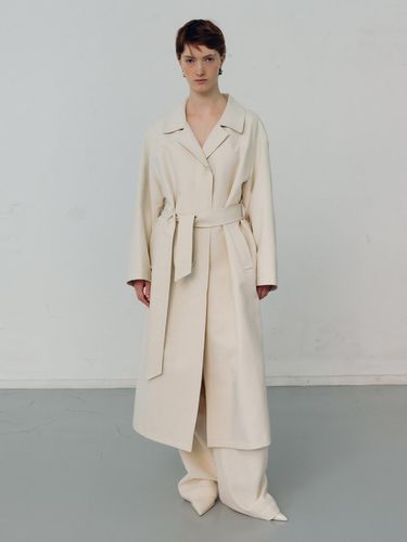 MID - WEIGHT COTTON SINGLE TRENCH COAT - Carriere - Modalova