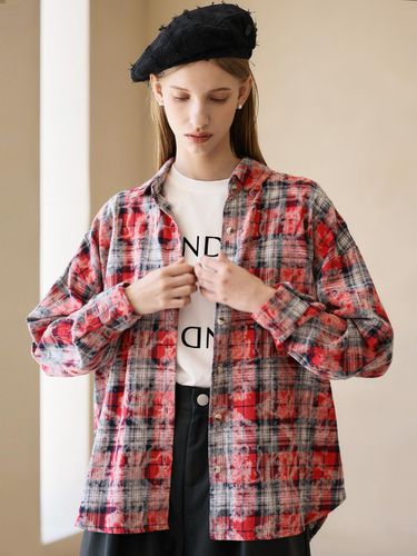 Washing Graphic Checkered Shirt_4color JFFBL017M - JUARR - Modalova