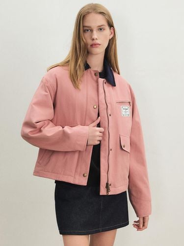 Cotton Work Jacket - Pink - CITYBREEZE - Modalova