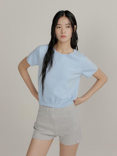 Essential Round Neck Short-sleeved Knit - CITYBREEZE - Modalova