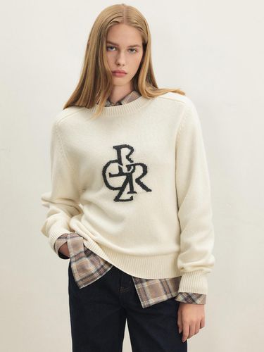 Merino Wool Symbol Logo Pullover Knit - CITYBREEZE - Modalova