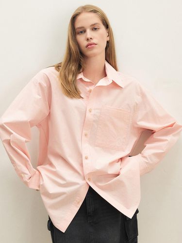 Rigid Cotton Shirt_PINK - CITYBREEZE - Modalova