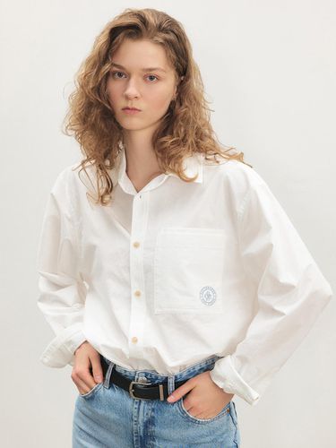 Rigid Cotton Shirt_WHITE - CITYBREEZE - Modalova