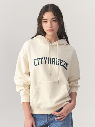 Essential Big Logo Hoodie_CREAM - CITYBREEZE - Modalova