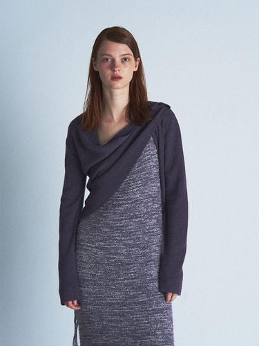 Two-way Button Merino Wool Wrap Top - Verso - Modalova