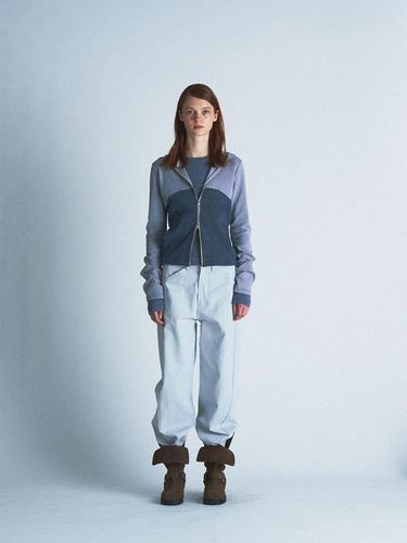 Layered Cotton-Blend Form-Fitting Hoodie - Verso - Modalova