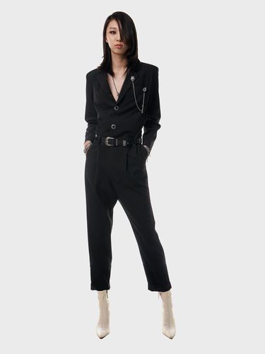 Single-Breasted Wool-Twill Tailoring Jumpsuit (UNI - UNTAGE - Modalova