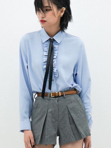 Ruffled - Placket Shirt [ (UNISEX)]_UTS - FS12 - UNTAGE - Modalova