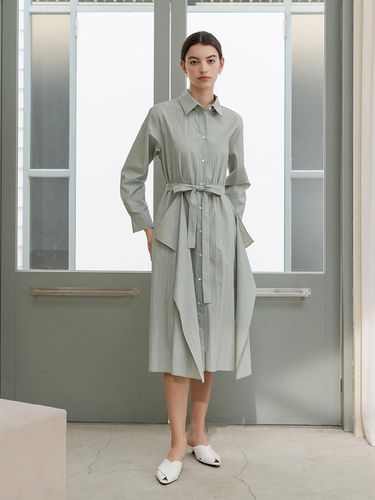 Pastel Green Shirtdress - YOUNESS - Modalova