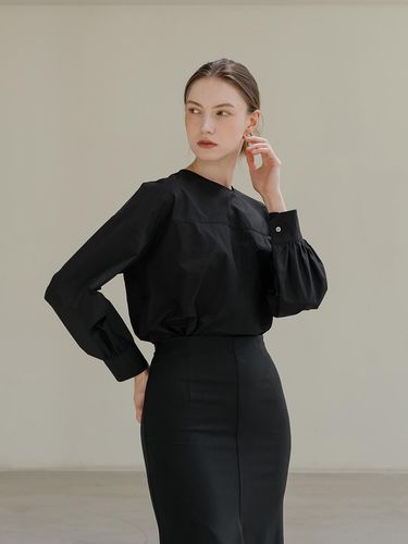 Tina Black Shirt - YOUNESS - Modalova