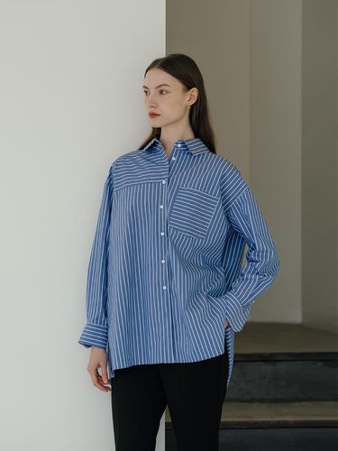 Oversized Stripe Shirt - YOUNESS - Modalova