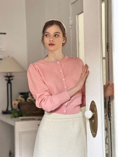 Lautre shine Pink knit cardigan - L’autre de min - Modalova