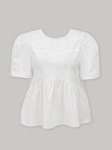 Lautre Ette ribbon White Blouse - L’autre de min - Modalova