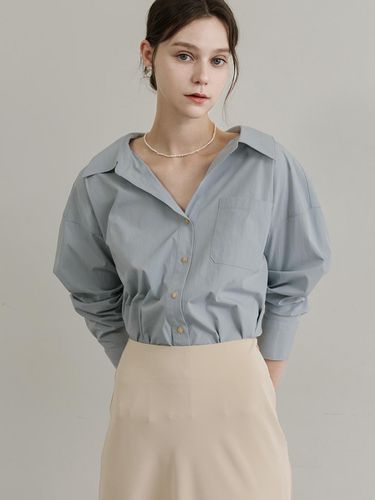 Lautre Jadin Light blue shirt - L’autre de min - Modalova