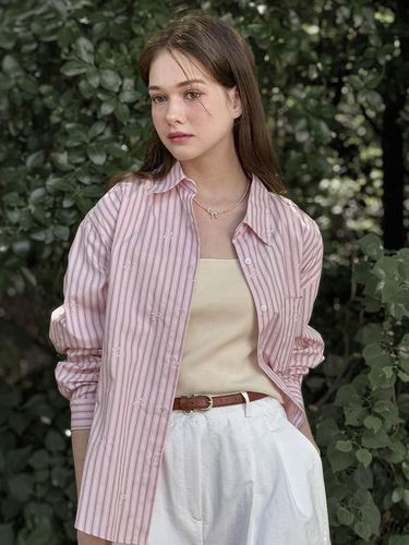 Lautre Stripe Ribbon shirt - L’autre de min - Modalova