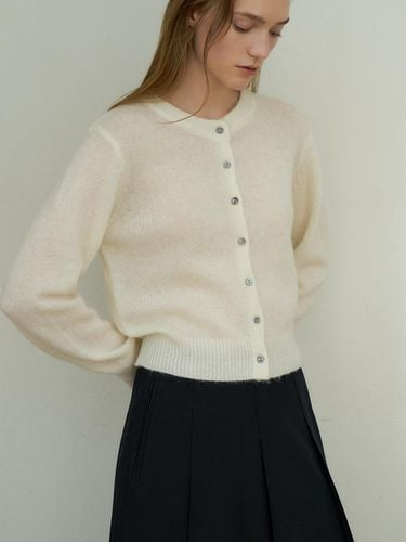 Knit Cardigan_Ivory - verbom - Modalova