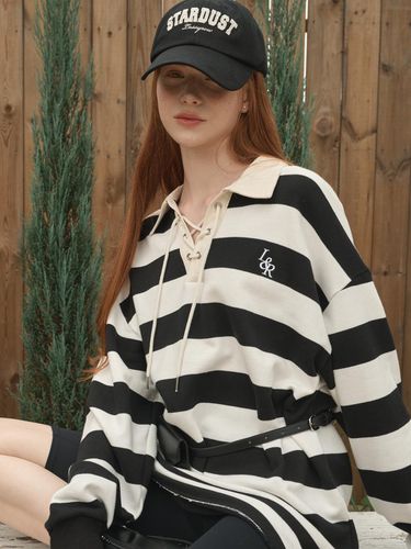 Rope - stripe sweatshirt Black - LOSSYROW - Modalova