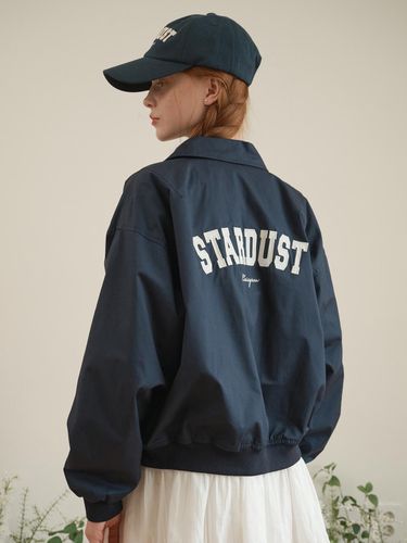 Stardust Collar blouson Navy - LOSSYROW - Modalova