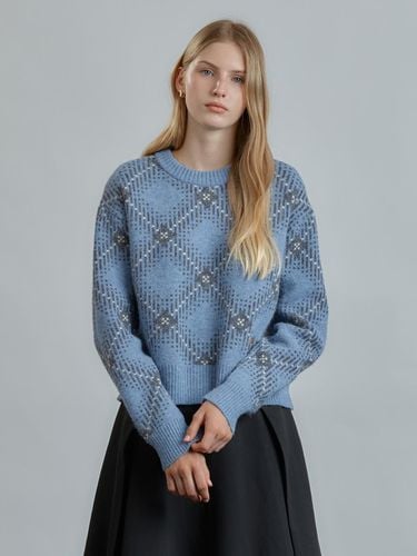 Check Jacquard Knitwear - MIND BRIDGE women - Modalova