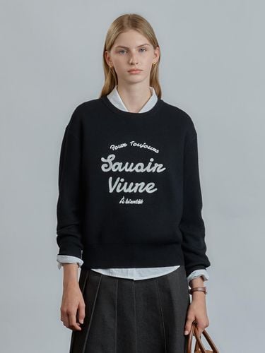 Lettering embroidery sweater - MIND BRIDGE women - Modalova