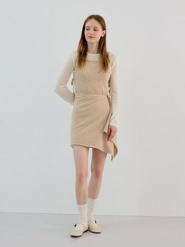 Fur-Blend Dress (beige) - knowing - Modalova