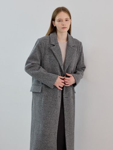 Wool Basic Coat (charcoal) - knowing - Modalova