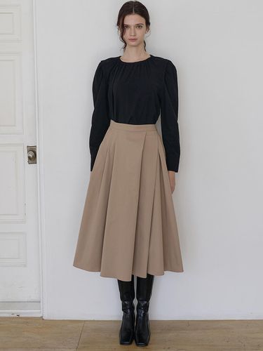 Lautre Diana Beige flare skirt - L’autre de min - Modalova