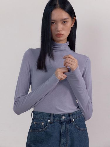 Soft Slim Turtle neck Top () - 38comeoncommon - Modalova