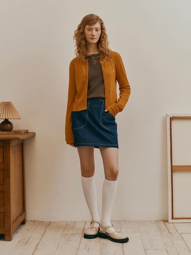 DENIM MINI SKIRT - AMIDI - Modalova