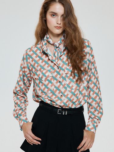 Retro D Printed Western Shirt (UNISEX)_UTS - FS62 - UNTAGE - Modalova