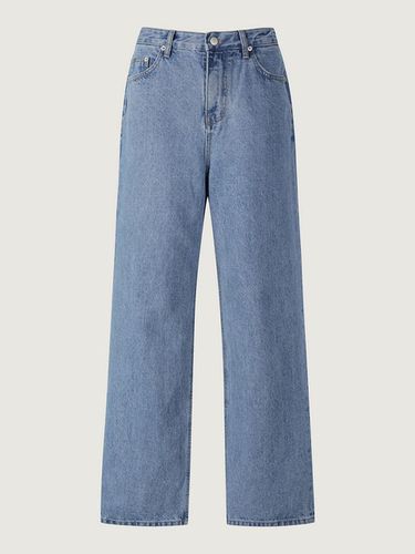 Semi-wide denim pants Blue_K244PSA701 - DEKAVV - Modalova