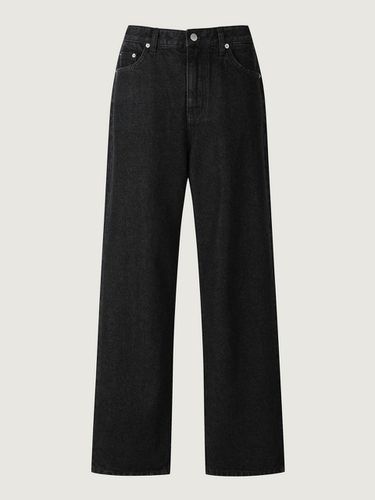 Semi-wide denim pants Black_K244PSA701 - DEKAVV - Modalova