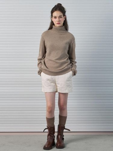 Cashmere turtleneck knitwear Beige_K244KSK222 - DEKAVV - Modalova