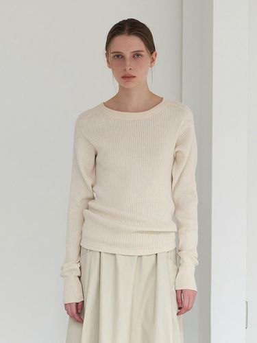 Natural Cotton Pullover (Ecru) - Monochrome - Modalova