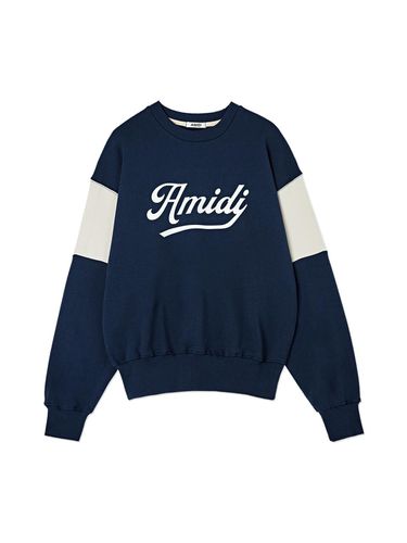 AMIDI LOGO SWEATSHIRT_NAVY - AMIDI - Modalova