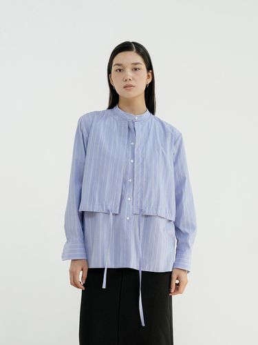 Stripe Double Layered Shirt - YOUNESS - Modalova