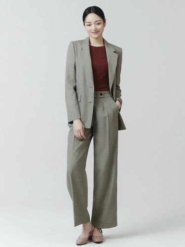 It Misha one tuck set wide pants ITO8BPT600 (2COLO - itMICHAA - Modalova