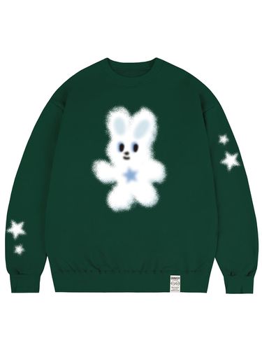 UNISEX] Multi BUNNYS Sweatshirt_Green - GRAVER - Modalova